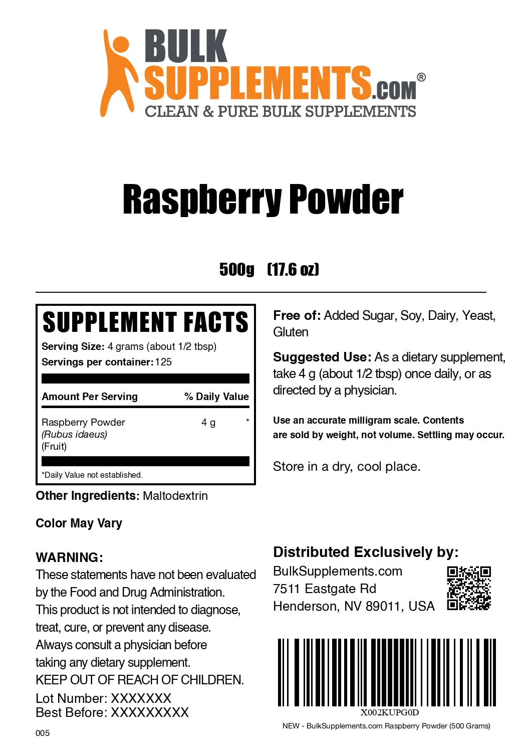 Raspberry Powder