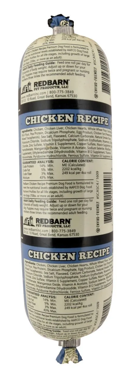 Redbarn Naturals Chicken Recipe Dog Food Roll