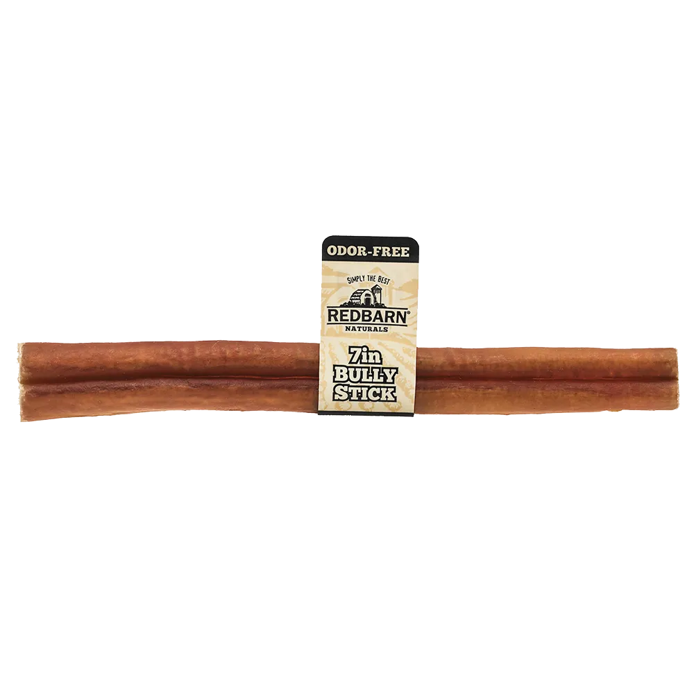 Redbarn Odor-Free Bully Stick Dog Treat, 7in