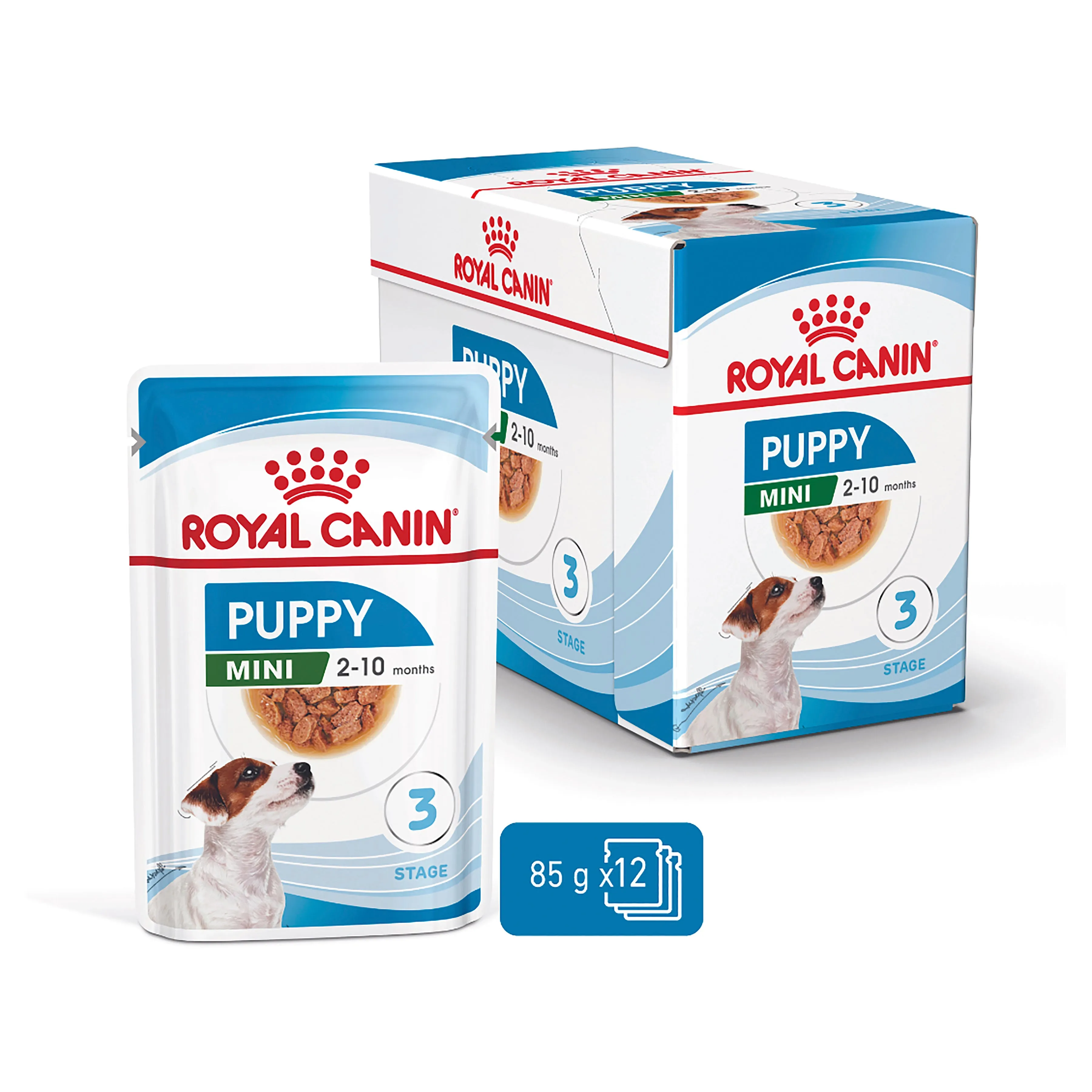 Royal Canin Mini Puppy Wet Dog Food Pouches 85g x 12