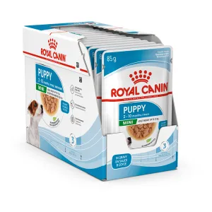 Royal Canin Mini Puppy Wet Dog Food Pouches 85g x 12