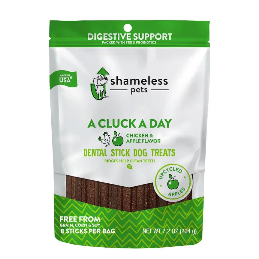 Shameless Pets Dental Sticks, 7.2 oz