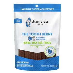 Shameless Pets Dental Sticks, 7.2 oz