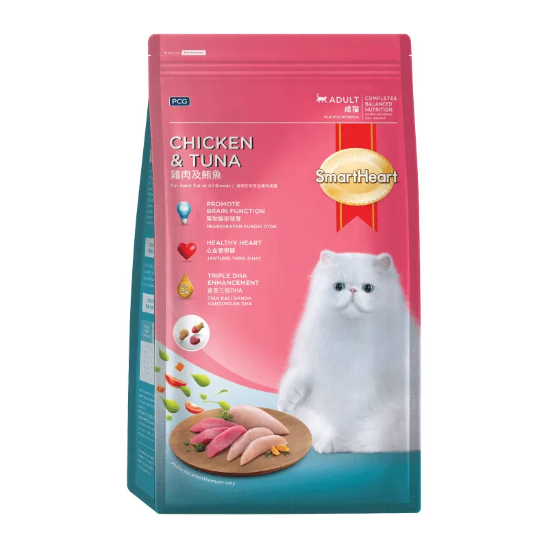 SmartHeart Cat Adult Chicken & Tuna 1.2kg