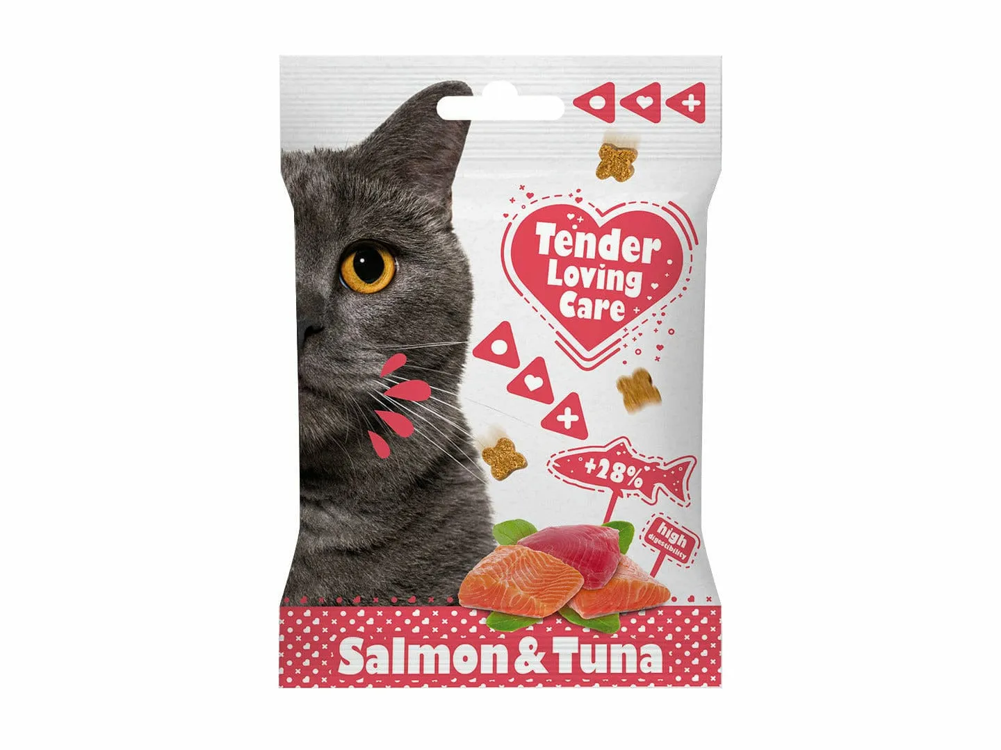 Soft cat snack Salmon & tuna 50g