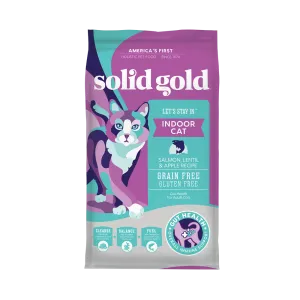 Solid Gold Cat Let's Stay In Indoor Cat - Salmon, Lentils & Apples 6lb