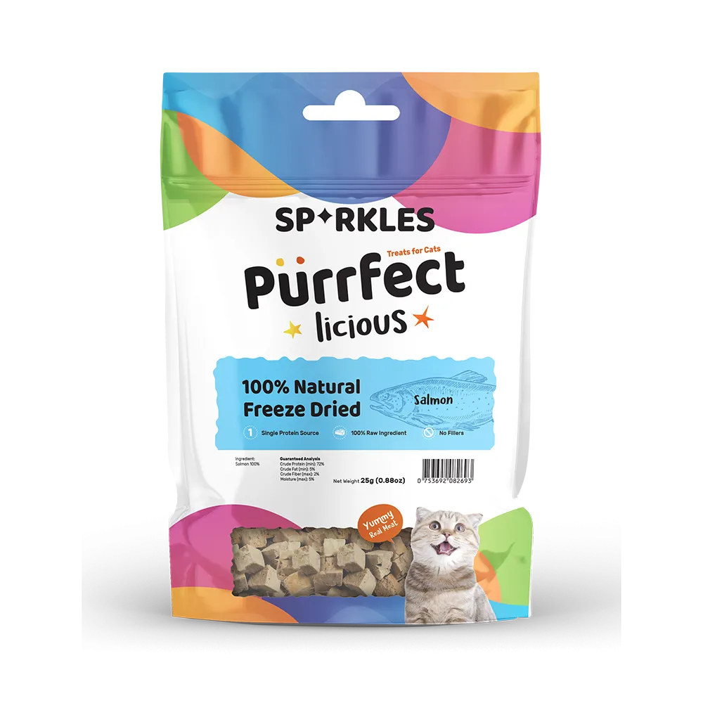 Sparkles Cat Purrfectlicious Freeze-Dried Salmon 25g