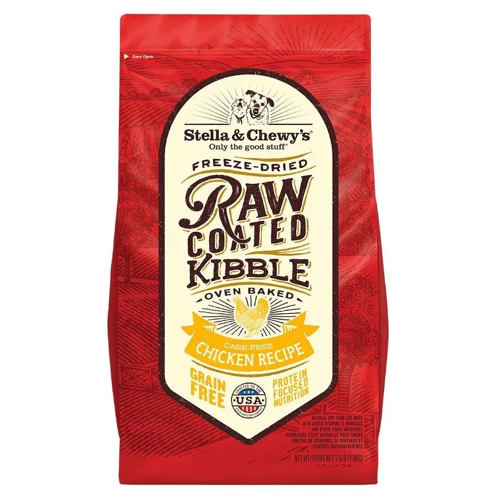 Stella & Chewy's Cage-Free Chicken Raw Coated Grain-Free Kibble Dry Dog Food