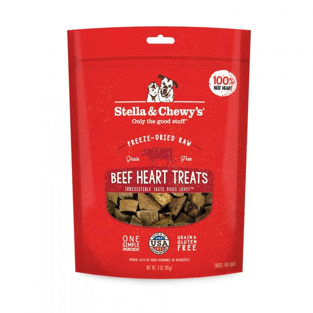 Stella & Chewy's Freeze-Dried Raw Beef Heart Dog Treats