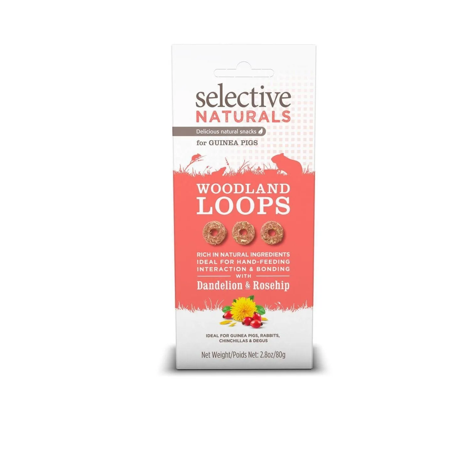 Supreme Selective Naturals Woodland Loops Guinea Pig Treats 80g