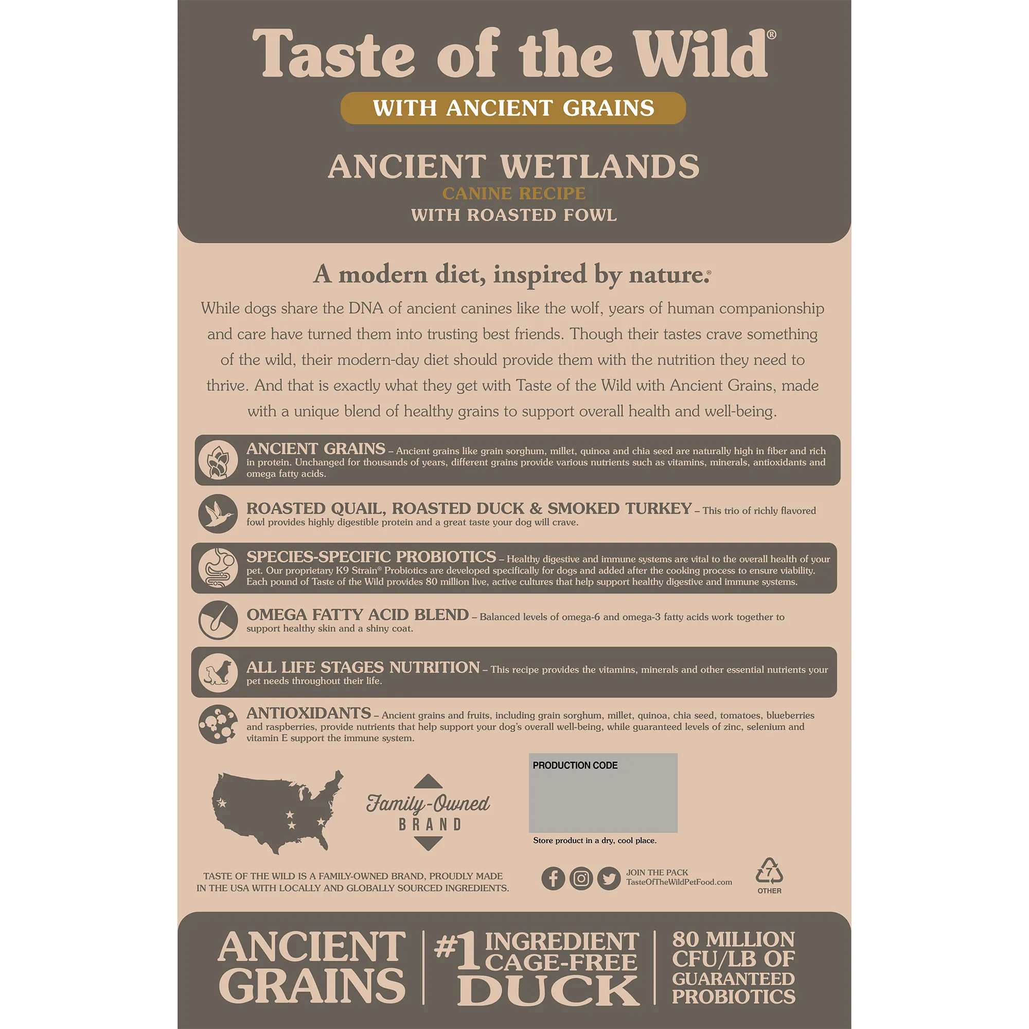 Taste Of The Wild Ancient Wetlands Dog Food