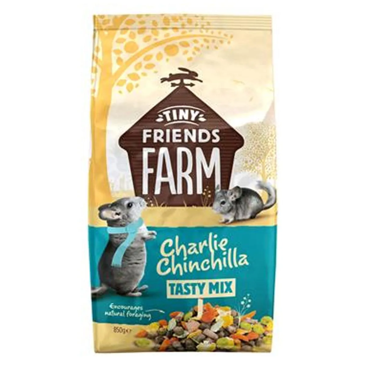 Tiny Friend's Farm | Chinchilla Food | Charlie Chinchilla Blend - 907g