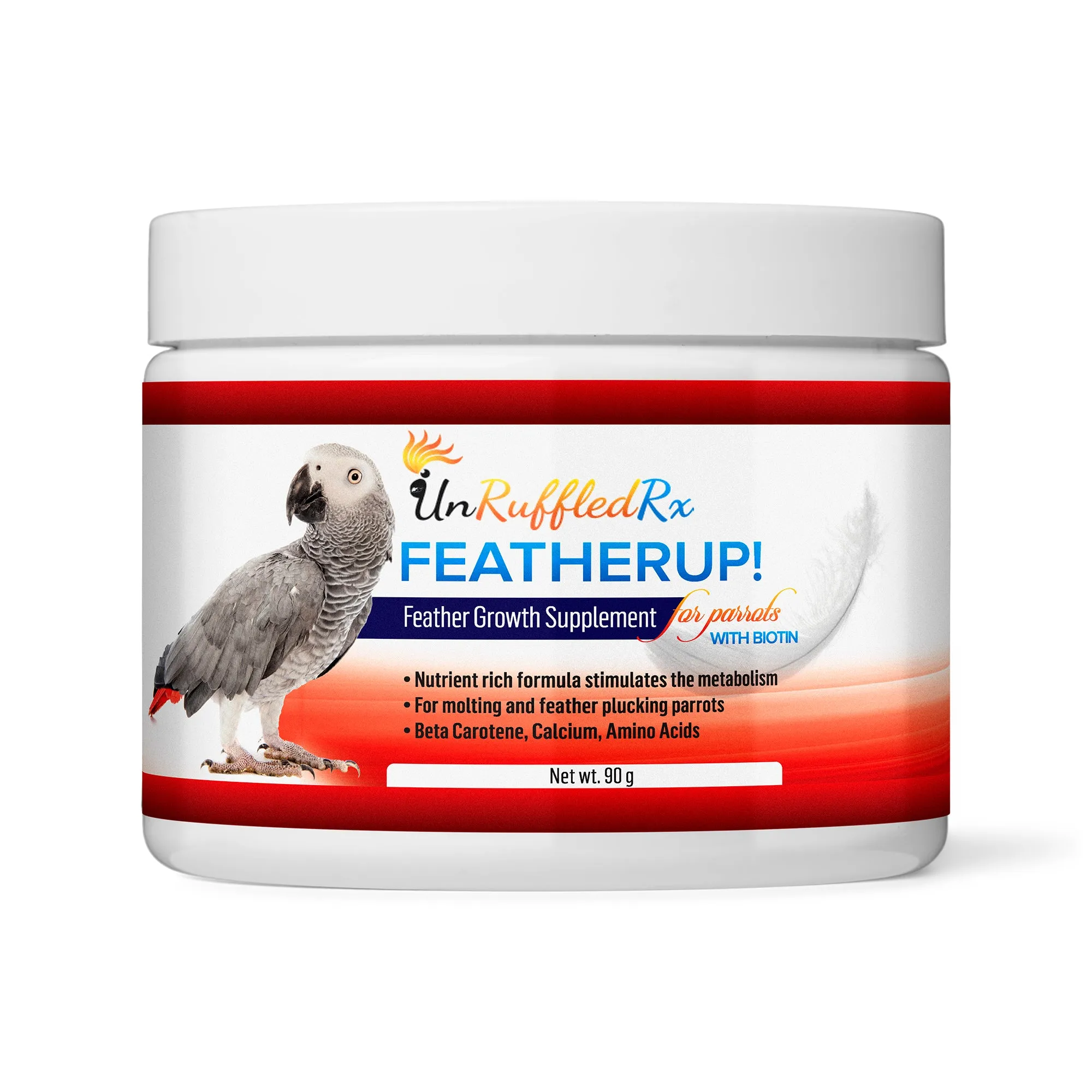 UnRuffledRx FeatherUp! Bird Vitamins, 90 gm