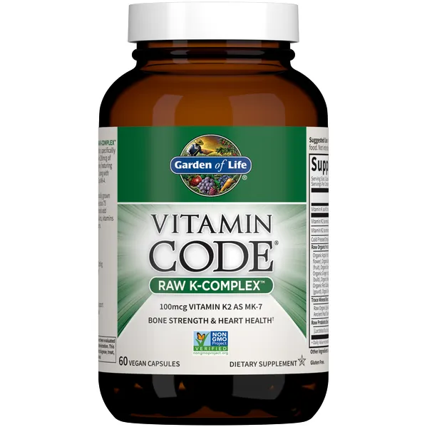 Vitamin Code RAW K-Complex 60 vcaps By Garden Of Life