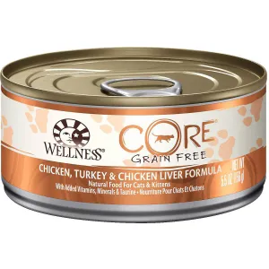 Wellness Core Chicken, Turkey, and Chicken Liver Wet Cat Food