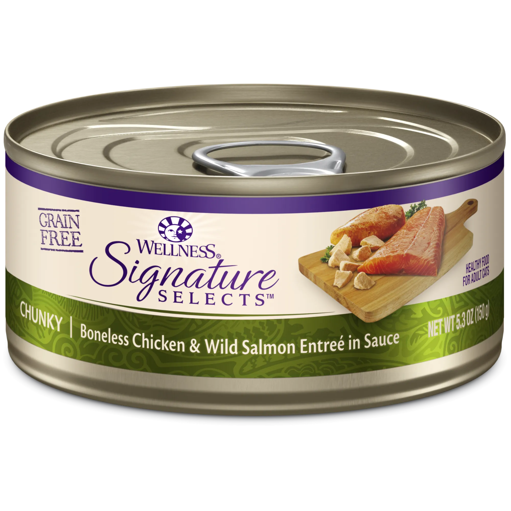 Wellness Signature Selects Chunky Chicken & Salmon in Sauce Wet Cat Food