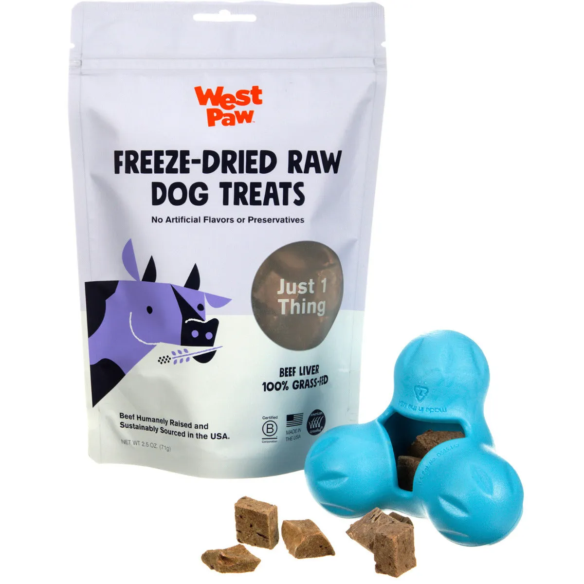 West Paw Beef Liver Single Ingredient Dog Treat