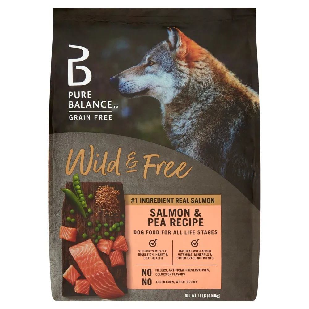 Wild & Free Salmon & Pea Recipe Dry Dog Food, Grain-Free, 24 Lbs