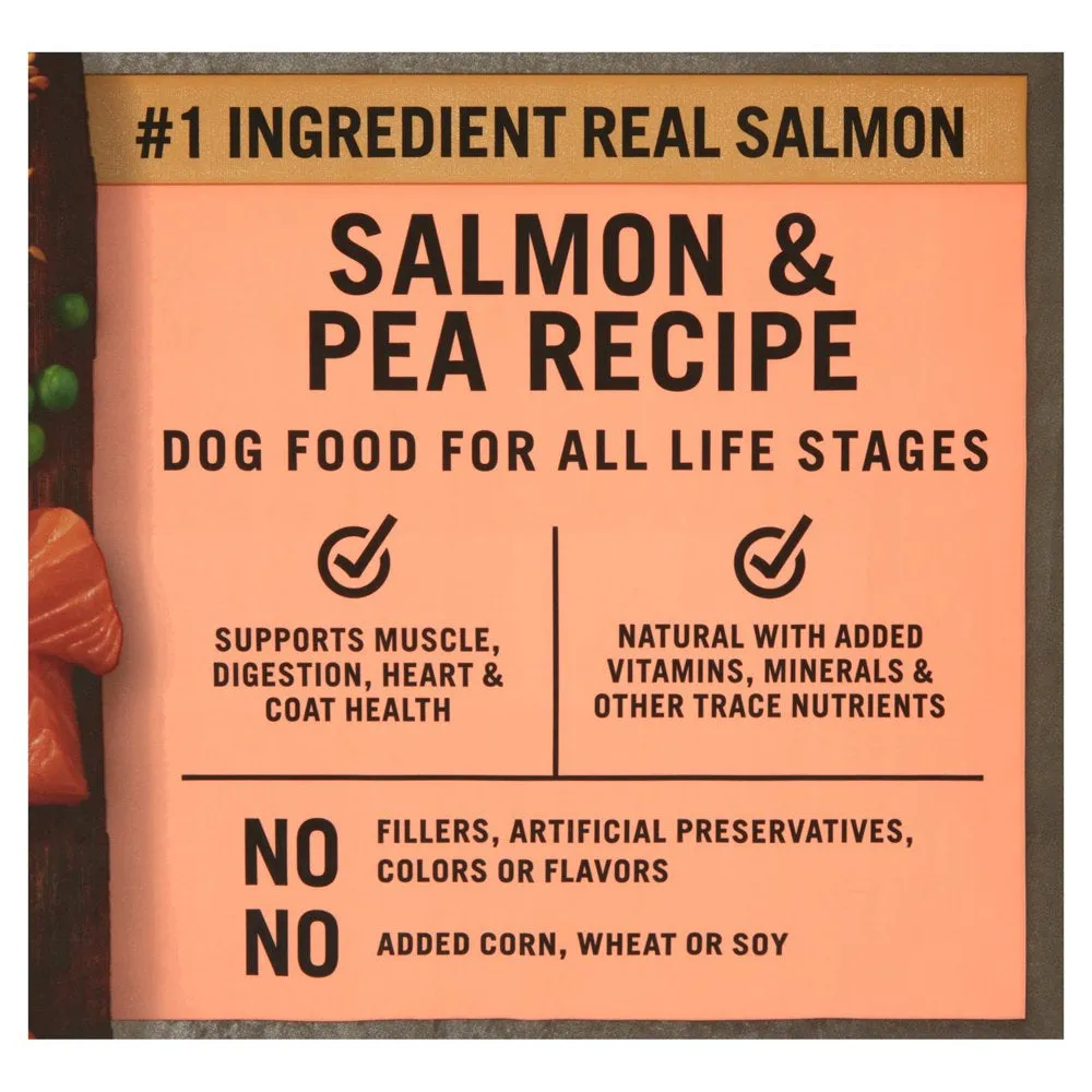 Wild & Free Salmon & Pea Recipe Dry Dog Food, Grain-Free, 24 Lbs