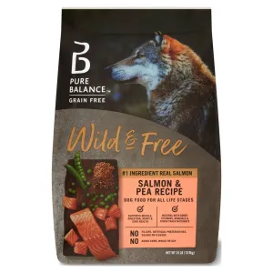 Wild & Free Salmon & Pea Recipe Dry Dog Food, Grain-Free, 24 Lbs