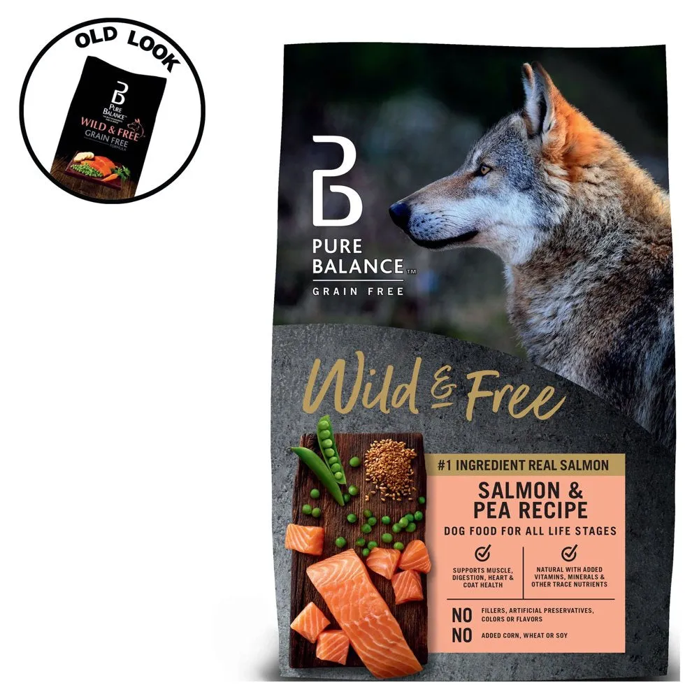 Wild & Free Salmon & Pea Recipe Dry Dog Food, Grain-Free, 24 Lbs