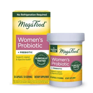 Women’s Probiotic   Prebiotic - Shelf Stable - with Clinically Tested Strains